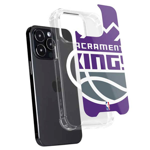 NBA Sacramento Kings Large Logo iPhone 15 Pro MagSafe Case